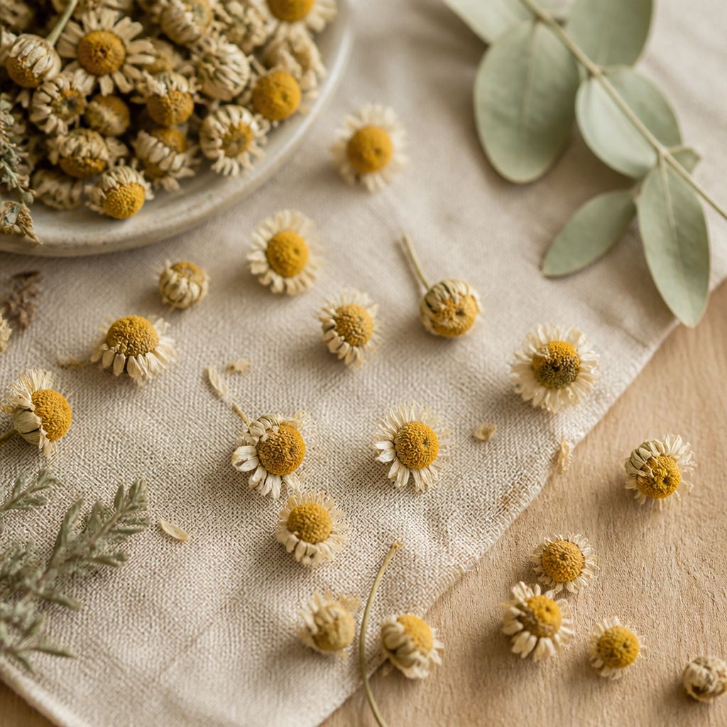 Dried Roman chamomile flowers
